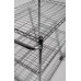 Carrinho Aramado Invertido Cromado 76cm x 53cm x 80cm c/ alça.